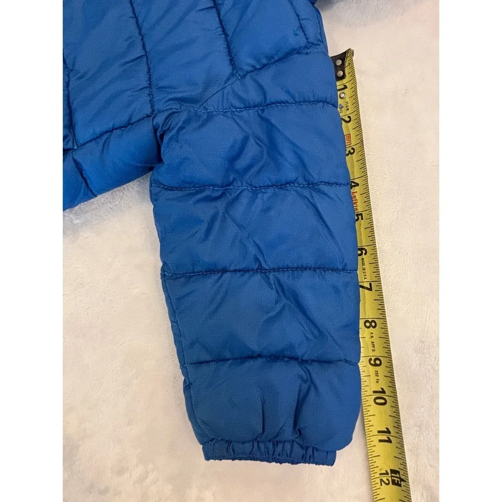 The Childrens Place Boys Blue Hooded Puffer Jacket Size 12-18M Quilted Coat
